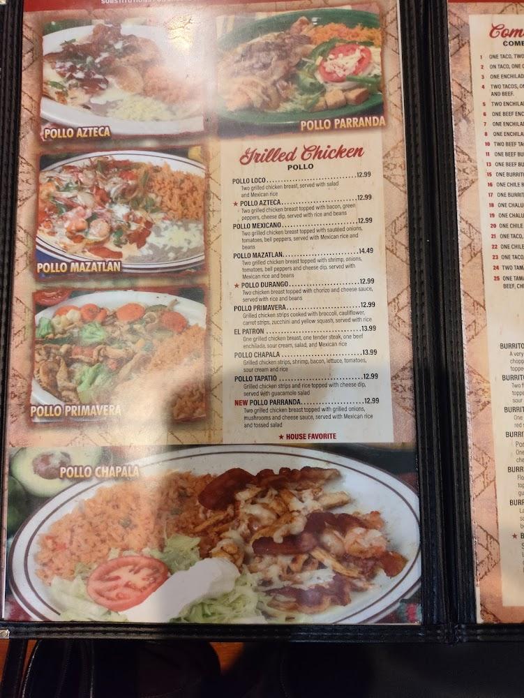 Casa Grande Mexican Restaurant Menu image 2